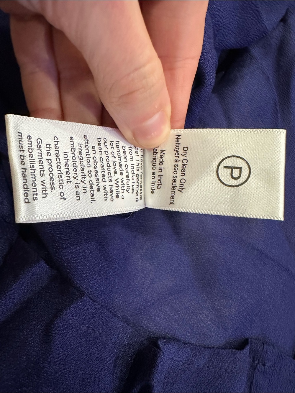 Hemant Nandita Leela Bias Bias Maxi Dress With Sash Small S - Picture 14 of 15